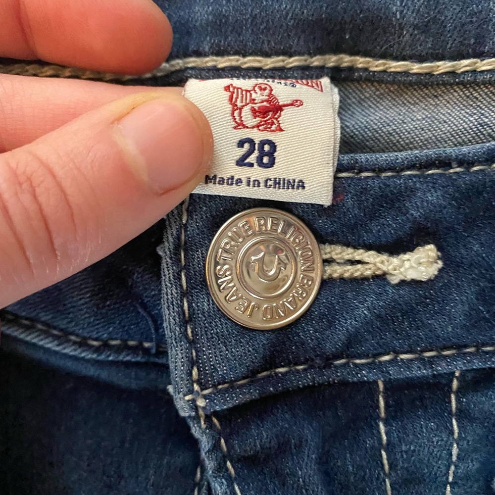 True Religion Section SUPER SKINNY Jeans, Size 28. - Picture 2 of 3